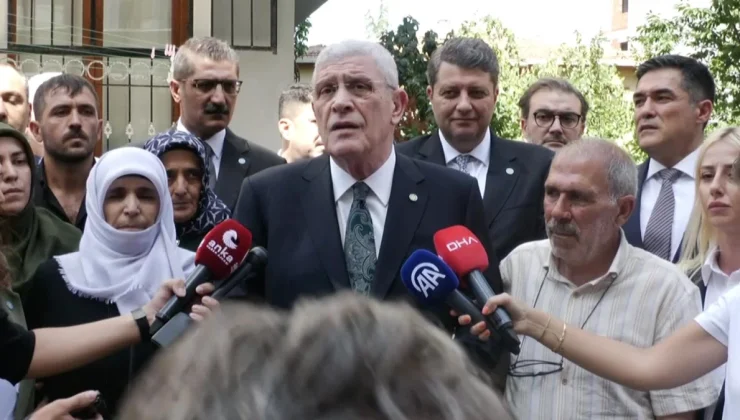 İYİ Parti Genel Başkanı Müsavat Dervişoğlu, Serpil Kartal’ın ailesini ziyaret etti